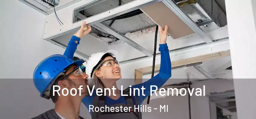Roof Vent Lint Removal Rochester Hills - MI